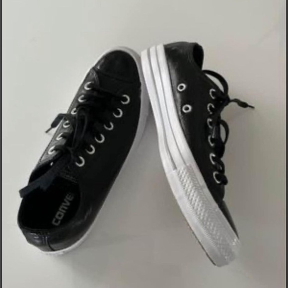 Black patent leather converse - Picture 6 of 6